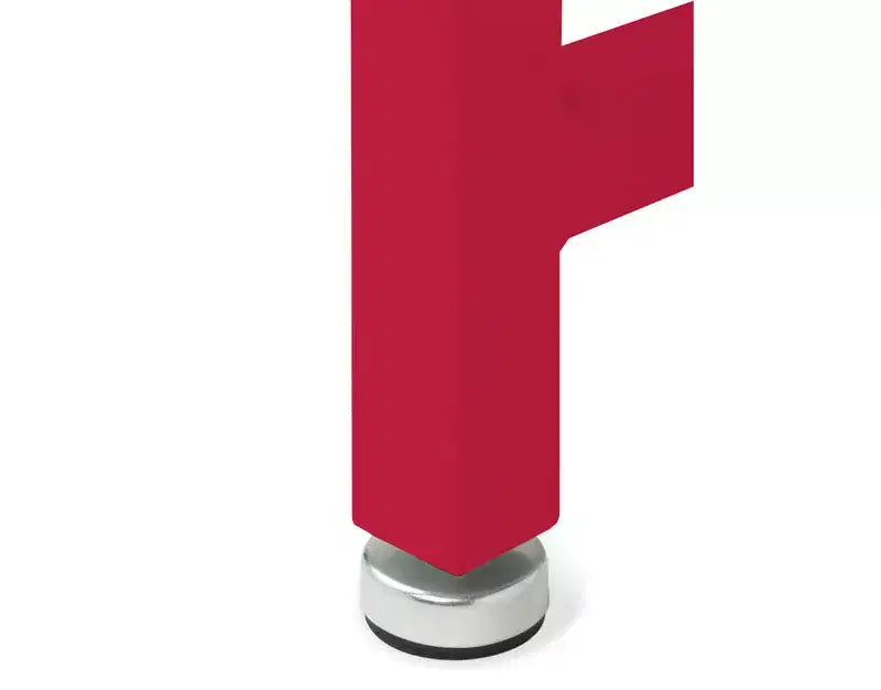 Banco da Lavoro Illuminato con Piano in Legno e Pannello Forato – Granito / Grafite / Rosso / Bianco