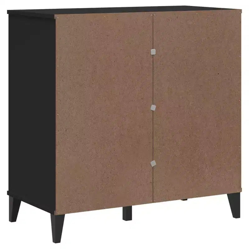 Credenza in pino massello con 3 cassetti e 3 ante – Antracite / Nero / Bianco