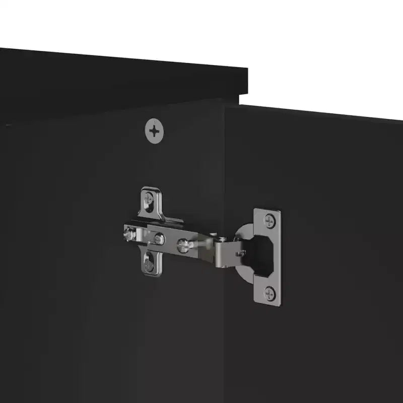 Credenza in pino massello con 3 cassetti e 3 ante – Antracite / Nero / Bianco