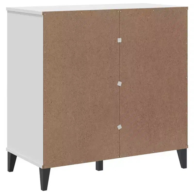 Credenza in pino massello con 3 cassetti e 3 ante – Antracite / Nero / Bianco