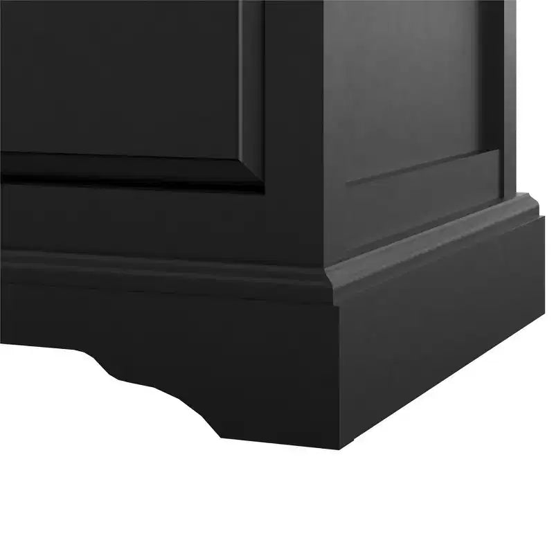 Comò nero a 6 cassetti per 1