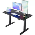 Electric Standing Desk, 55X28 Inch Height Adjustable Computer Desk with Storage Bag, 4 Height Memory Settings, Sit Stand Up Desk for Home Office