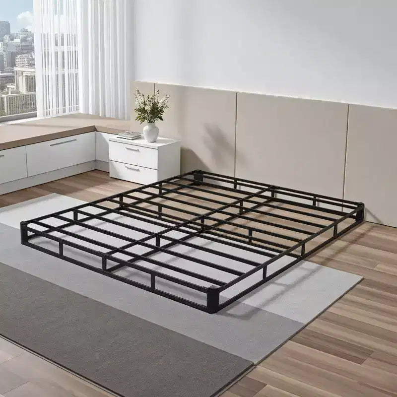 Base Letto Black Queen – Altezza 5.1", per 1–2 Persone