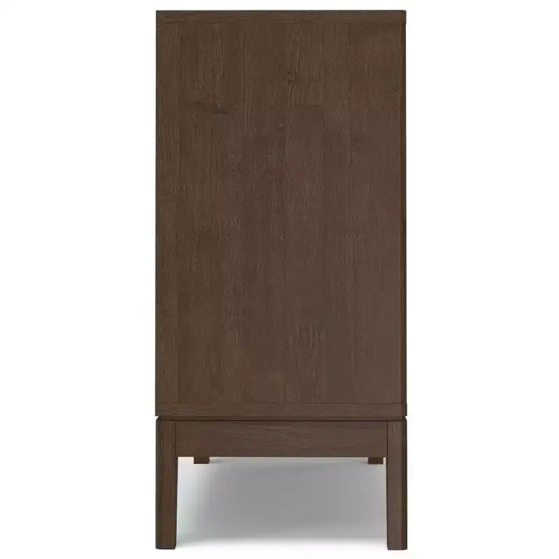 Madia a 2 ante in Noce Scuro – Stile Mid-Century Modern