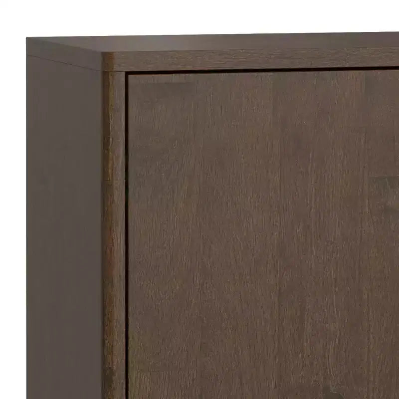 Madia a 2 ante in Noce Scuro – Stile Mid-Century Modern