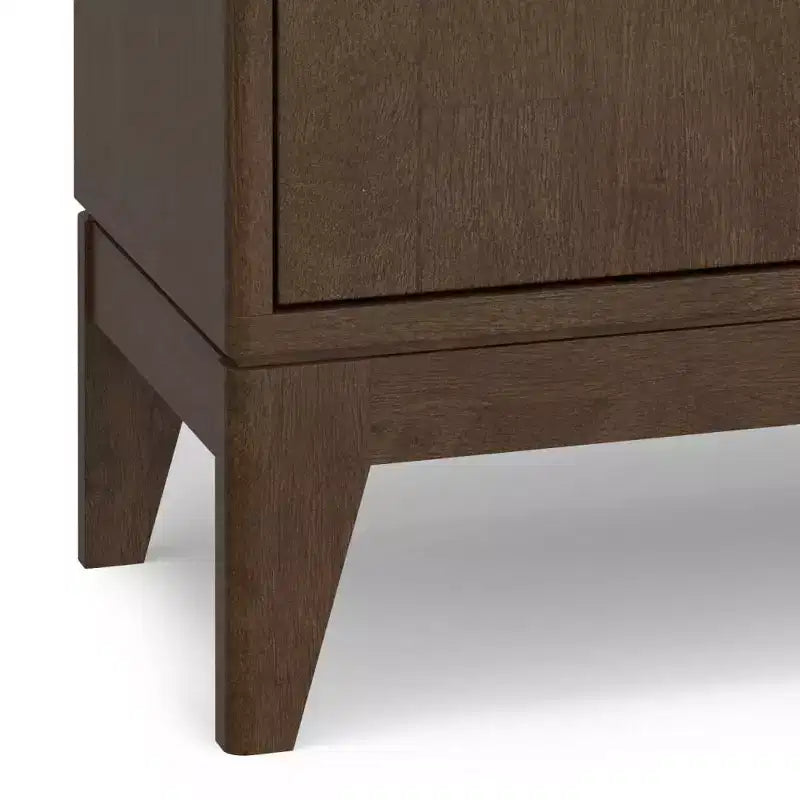 Madia a 2 ante in Noce Scuro – Stile Mid-Century Modern