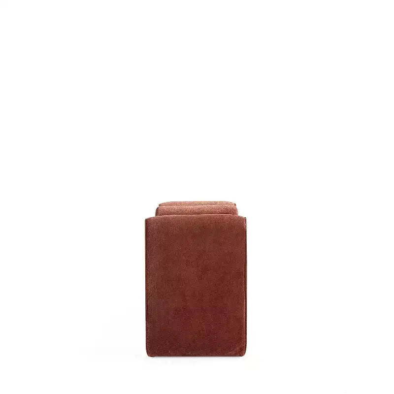 Panca imbottita in ciniglia 150 cm, 2 posti – Nero / Tortora / Avorio / Terracotta